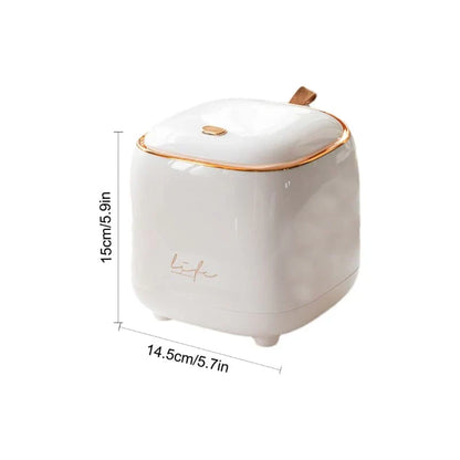 Papelera de mesa decorativa de lujo Lattea - Elegante - Funcional - Ahorra espacio