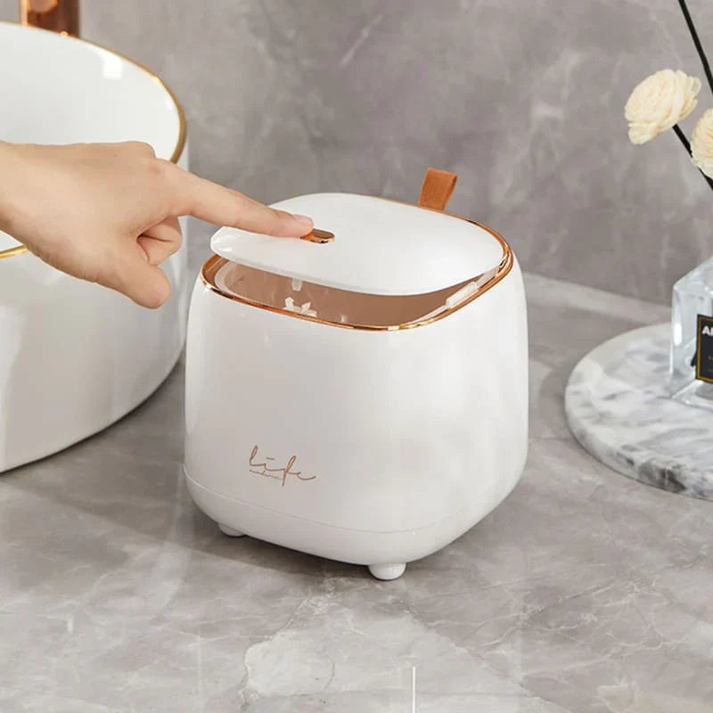Papelera de mesa decorativa de lujo Lattea - Elegante - Funcional - Ahorra espacio
