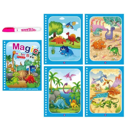 Magic Water Painting Book