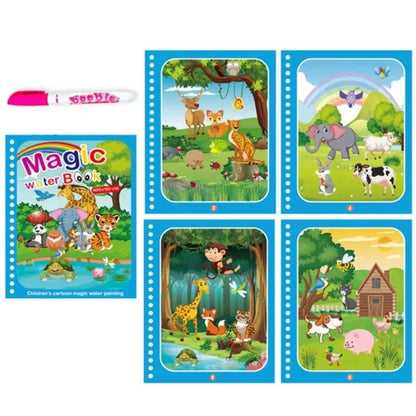 Magic Water Painting Book