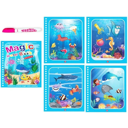 Magic Water Painting Book