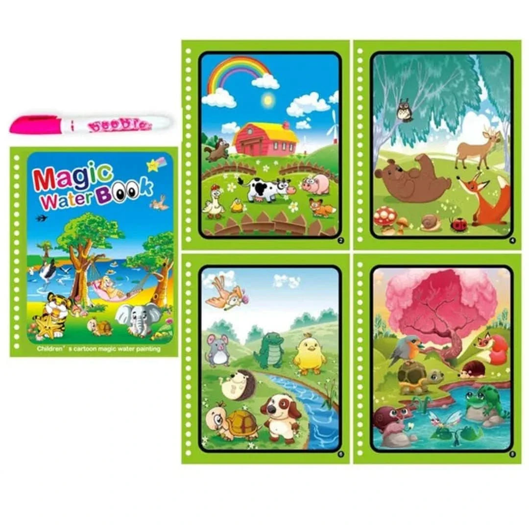 Magic Water Painting Book