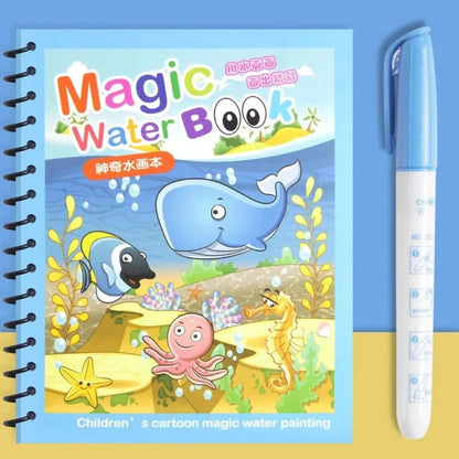 Magic Water Painting Book