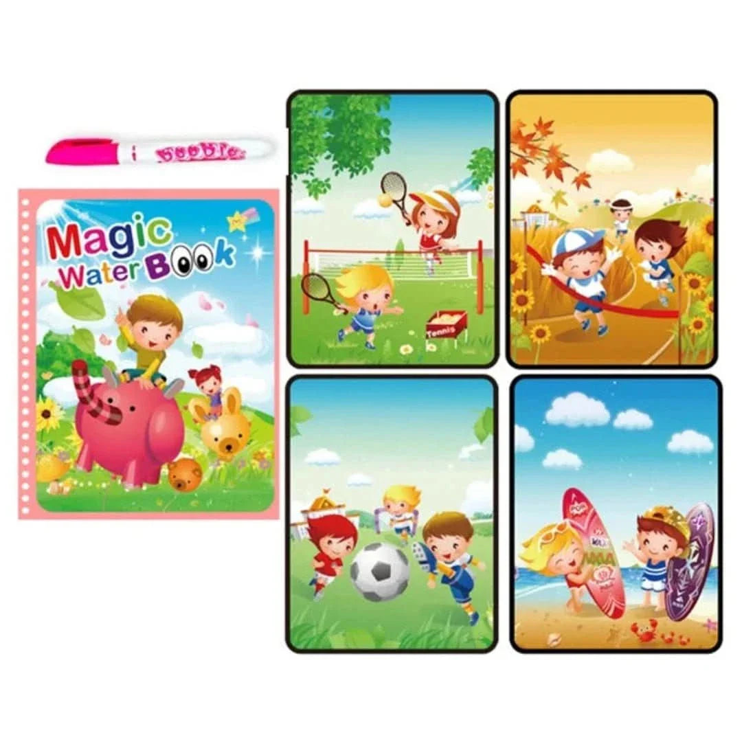 Magic Water Painting Book