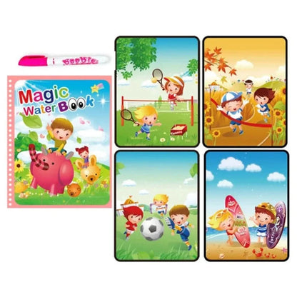 Magic Water Painting Book