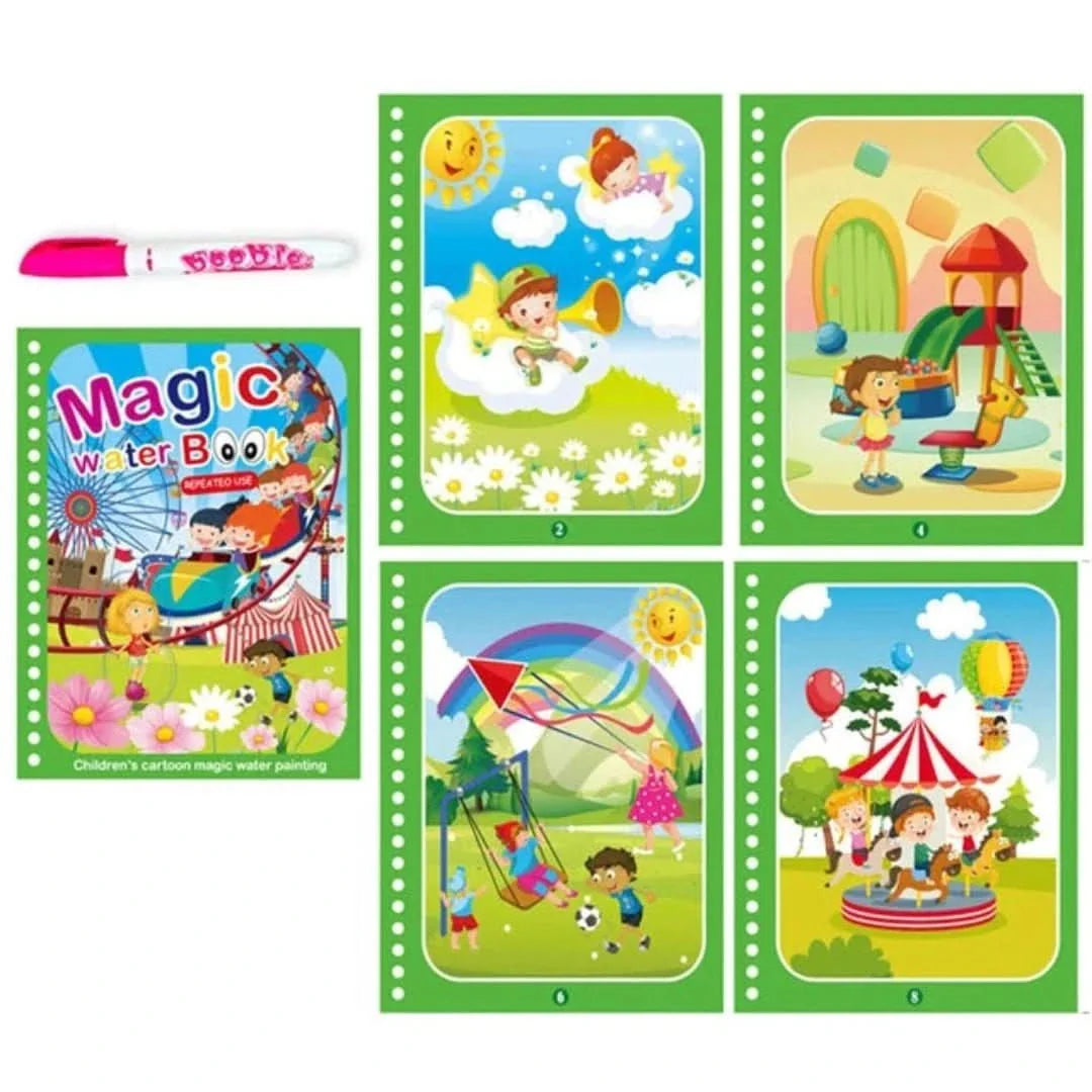 Magic Water Painting Book