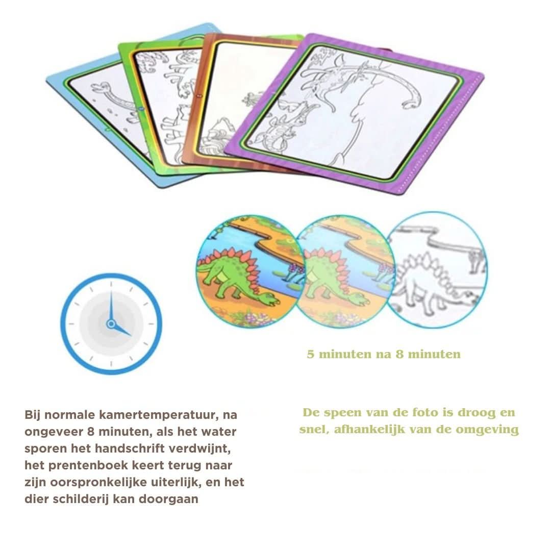 Magic Water Painting Book