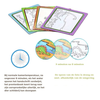 Magic Water Painting Book