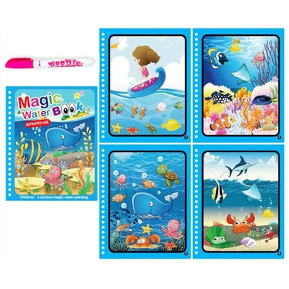 Magic Water Painting Book