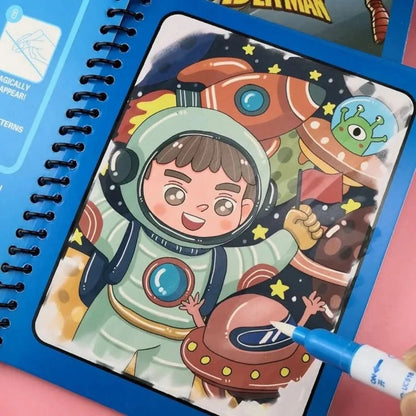 Magic Water Painting Book