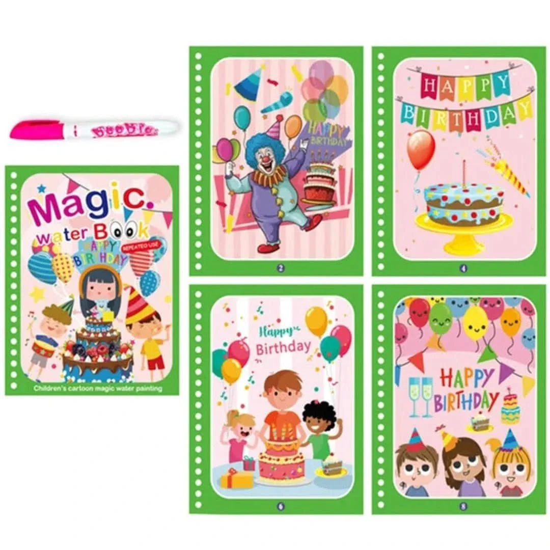 Magic Water Painting Book
