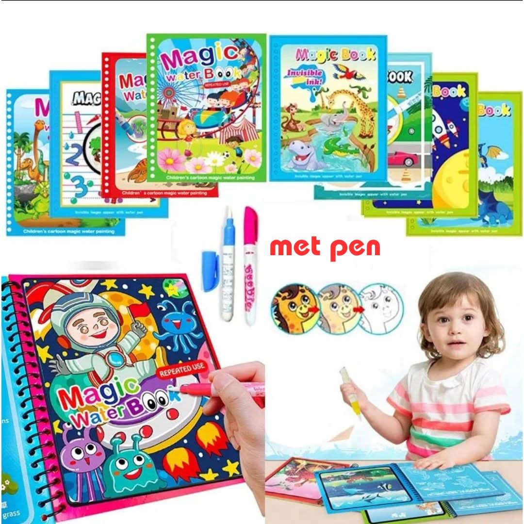Magic Water Painting Book