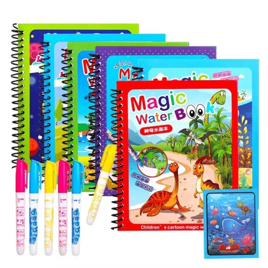 Magic Water Painting Book