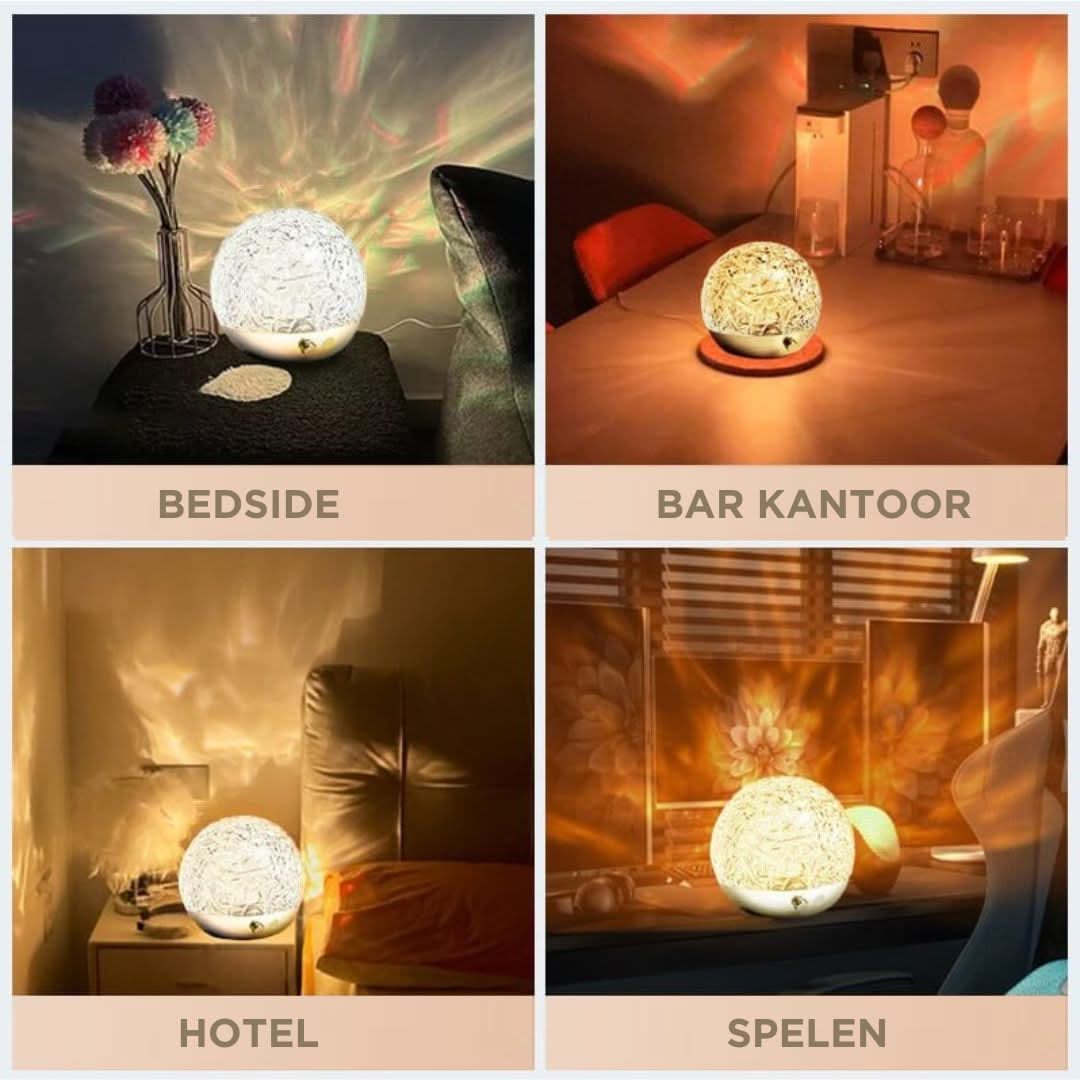 Magical Waves | Water Wave Dynamic Projection Mood Lamp