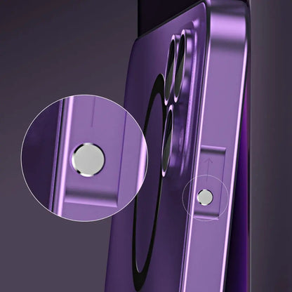Magnetische Handyhülle aus Metall für iPhone mit elegantem und schützendem Design
