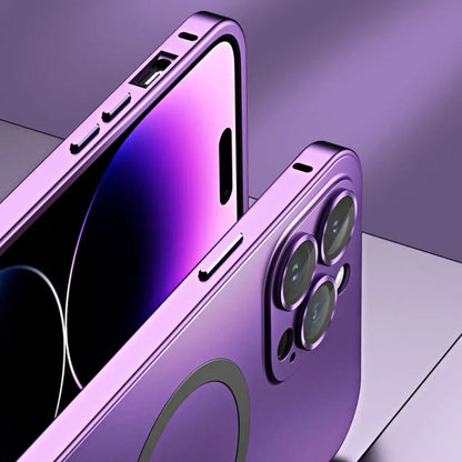 Magnetische Handyhülle aus Metall für iPhone mit elegantem und schützendem Design