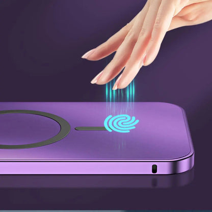 Magnetische Handyhülle aus Metall für iPhone mit elegantem und schützendem Design
