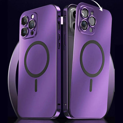 Magnetische Handyhülle aus Metall für iPhone mit elegantem und schützendem Design