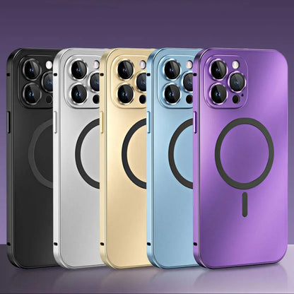 Magnetische Handyhülle aus Metall für iPhone mit elegantem und schützendem Design