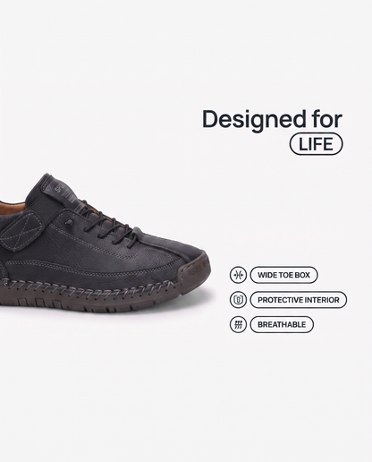 Sneakers ortopediche da donna con chiusura in velcro e lacci