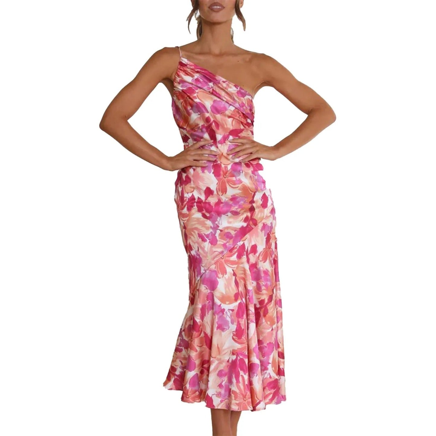 Primrose – Elegant Pink Floral Dress