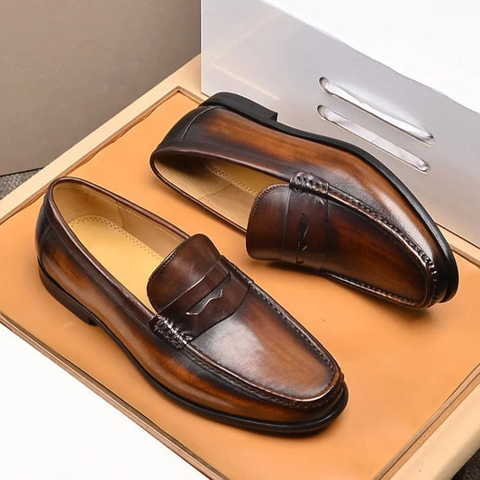 Callum – Mocasines elegantes para hombre con estilo retro británico