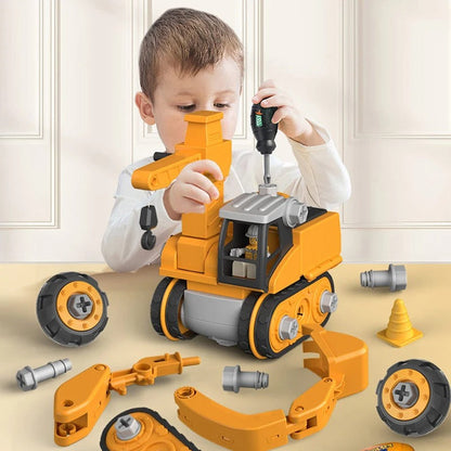 Set di veicoli da cantiere - Educativo e interattivo