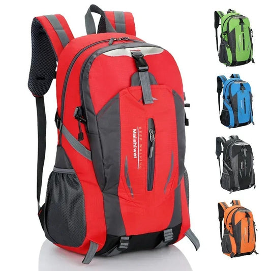 Clotilde - Mochila impermeable para viajes al aire libre con múltiples bolsillos