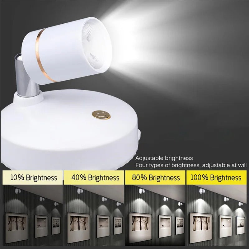 Draadloze ledspotverlichting – dimfunctie met afstandsbediening en flexibiliteit