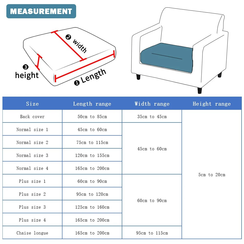 Pet-Friendly Stretch Sofa Cover - Washable - Furniture Protector