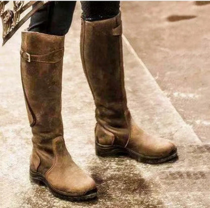 Elegante kniehohe ergonomische Stiefel für Damen – Maxima
