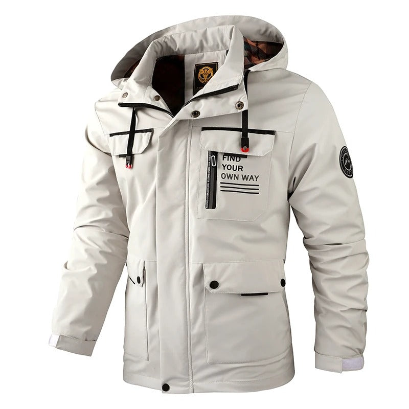 Men's Winter Jacket with Adjustable Hood - Ferdinand