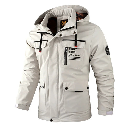 Men's Winter Jacket with Adjustable Hood - Ferdinand