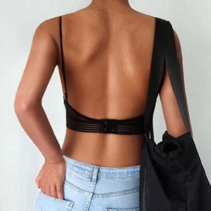 Reggiseno senza schienale da donna con sostegno confortevole e finitura invisibile