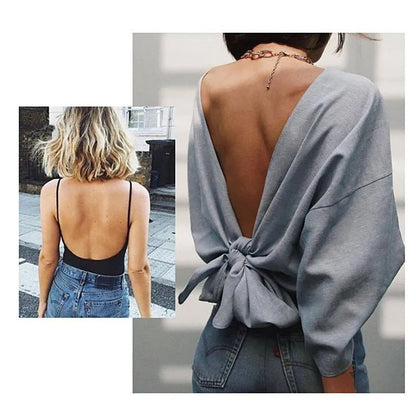 Reggiseno senza schienale da donna con sostegno confortevole e finitura invisibile