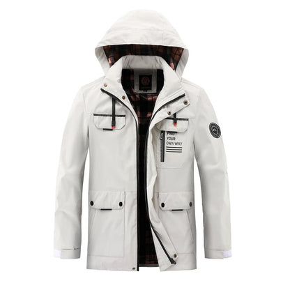 Men's Winter Jacket with Adjustable Hood - Ferdinand