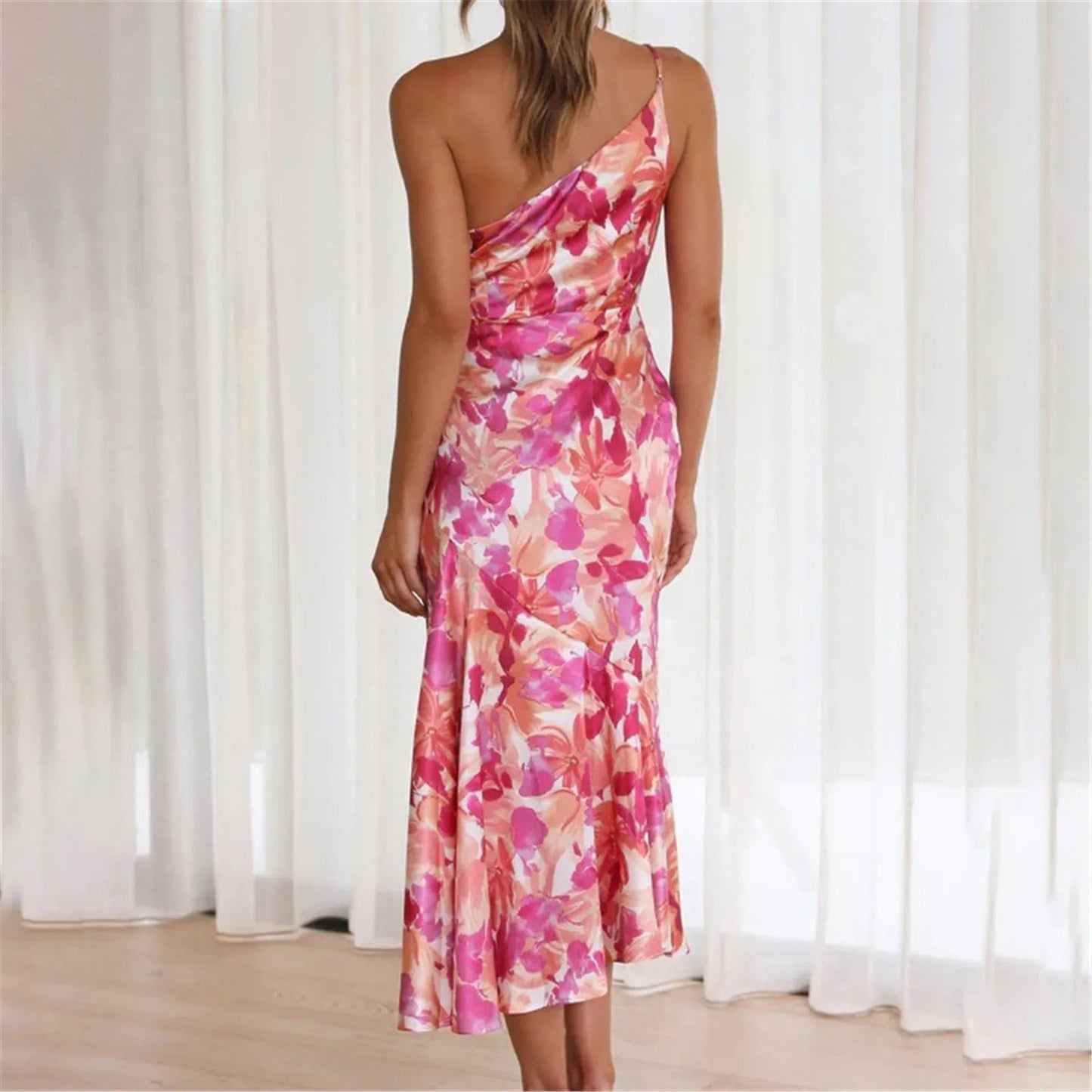 Primrose – Elegant Pink Floral Dress