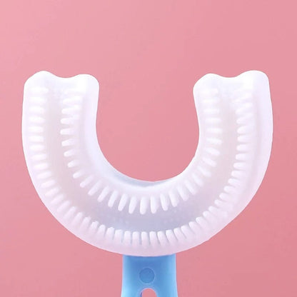 ProFlux - Spazzolino da denti per bambini a forma di U a 360° ultra morbido