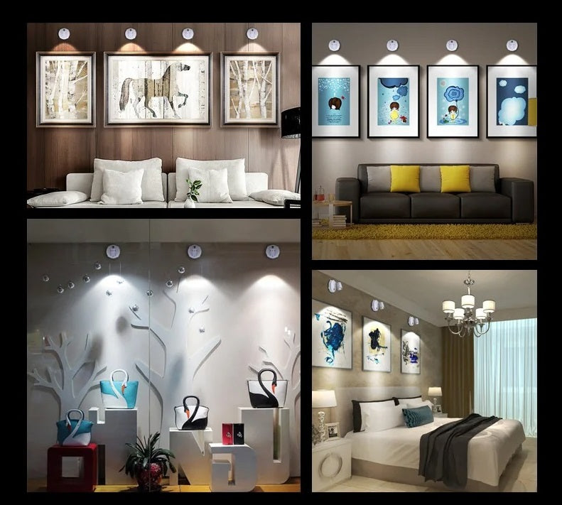 Draadloze ledspotverlichting – dimfunctie met afstandsbediening en flexibiliteit