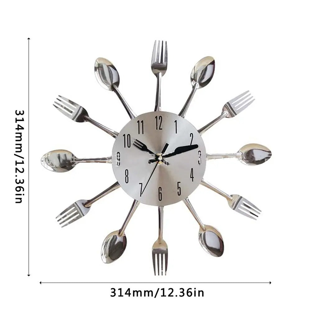 Bestek Design-Wanduhr - Stilvoll - Funktional - Perfekt für die Küche