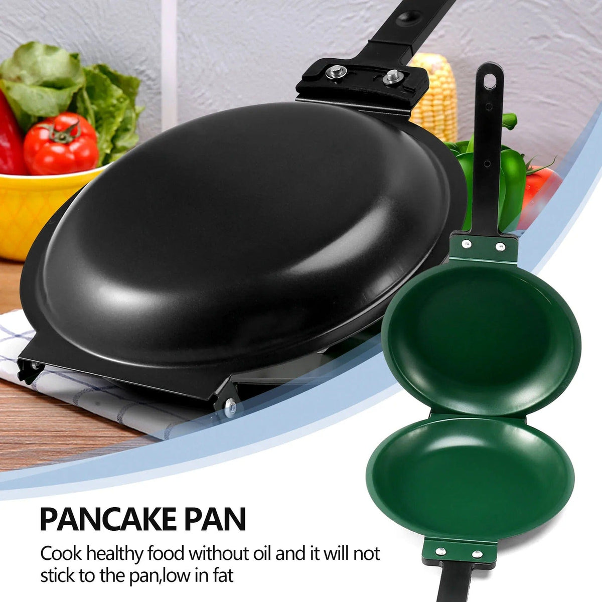 ChefCook - Padella antiaderente double-face