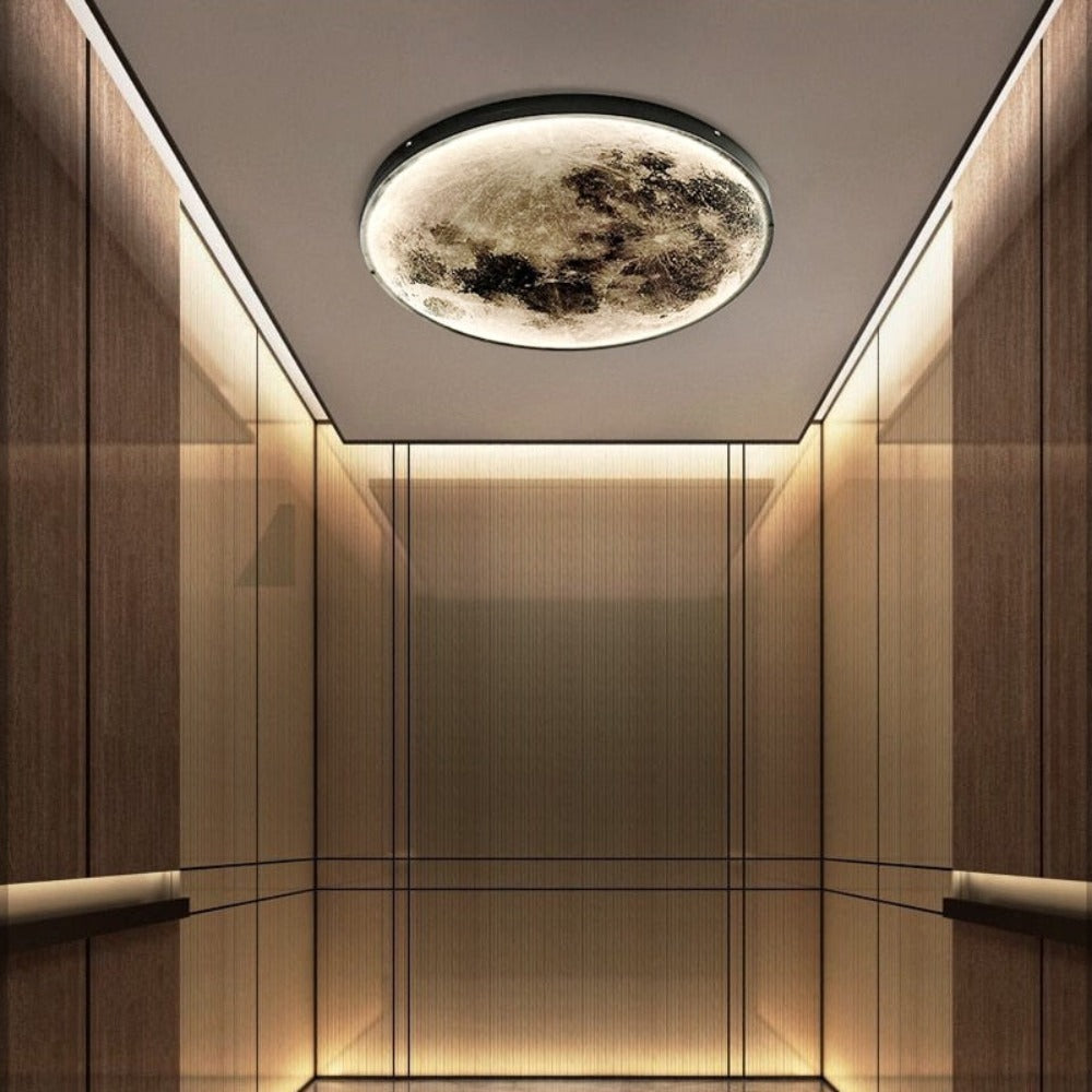3D LED Ceiling Lamp Moon & Earth
