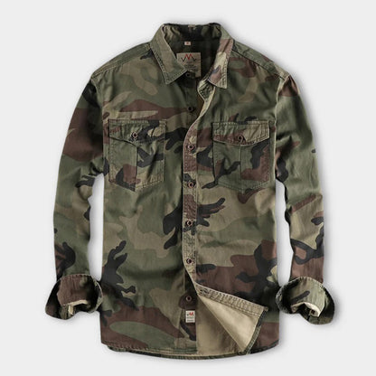 Marick | Men's Shirt with Camouflage Print