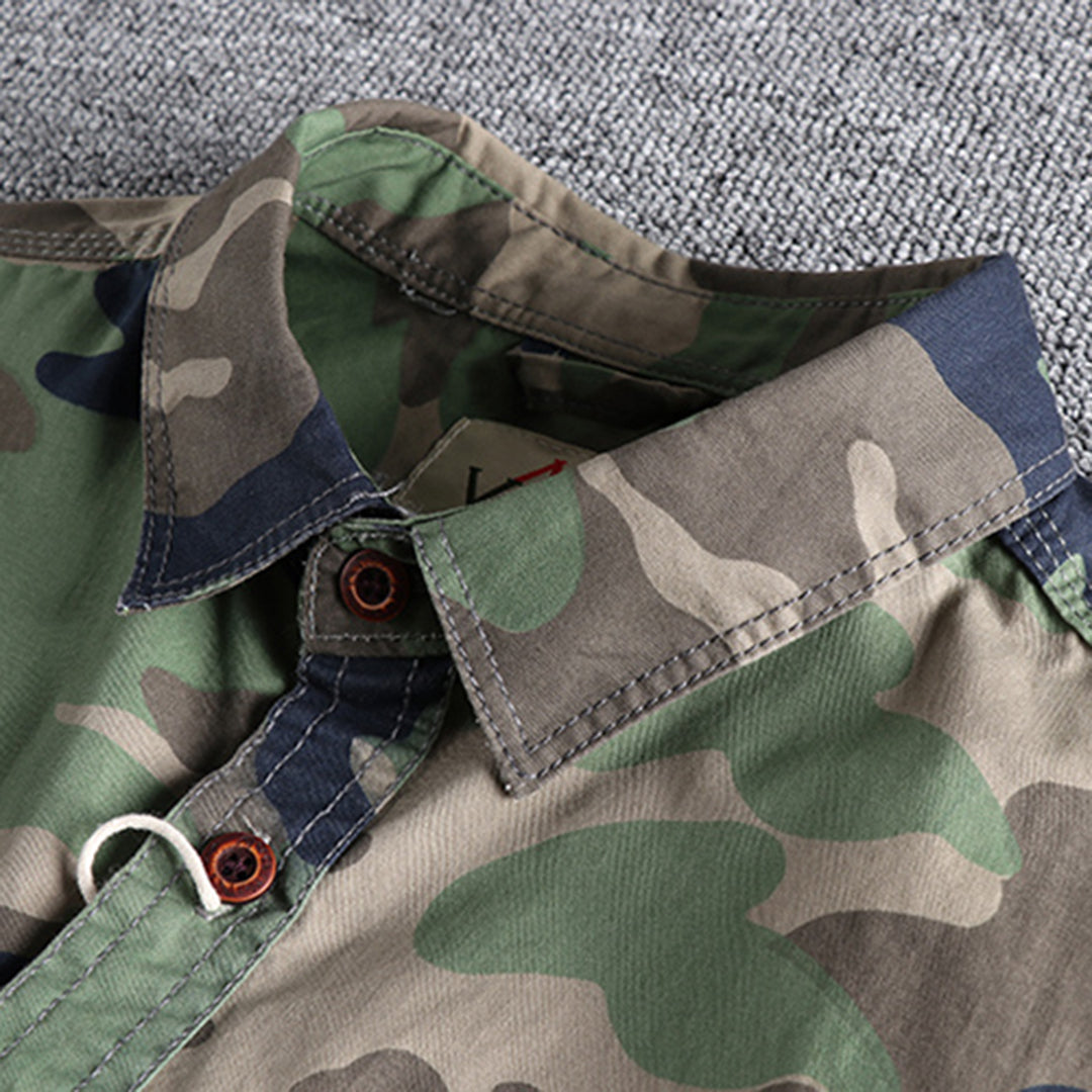 Marick | Men's Shirt with Camouflage Print