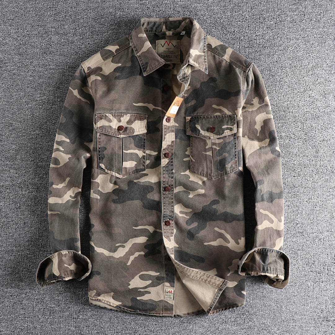 Marick | Men's Shirt with Camouflage Print