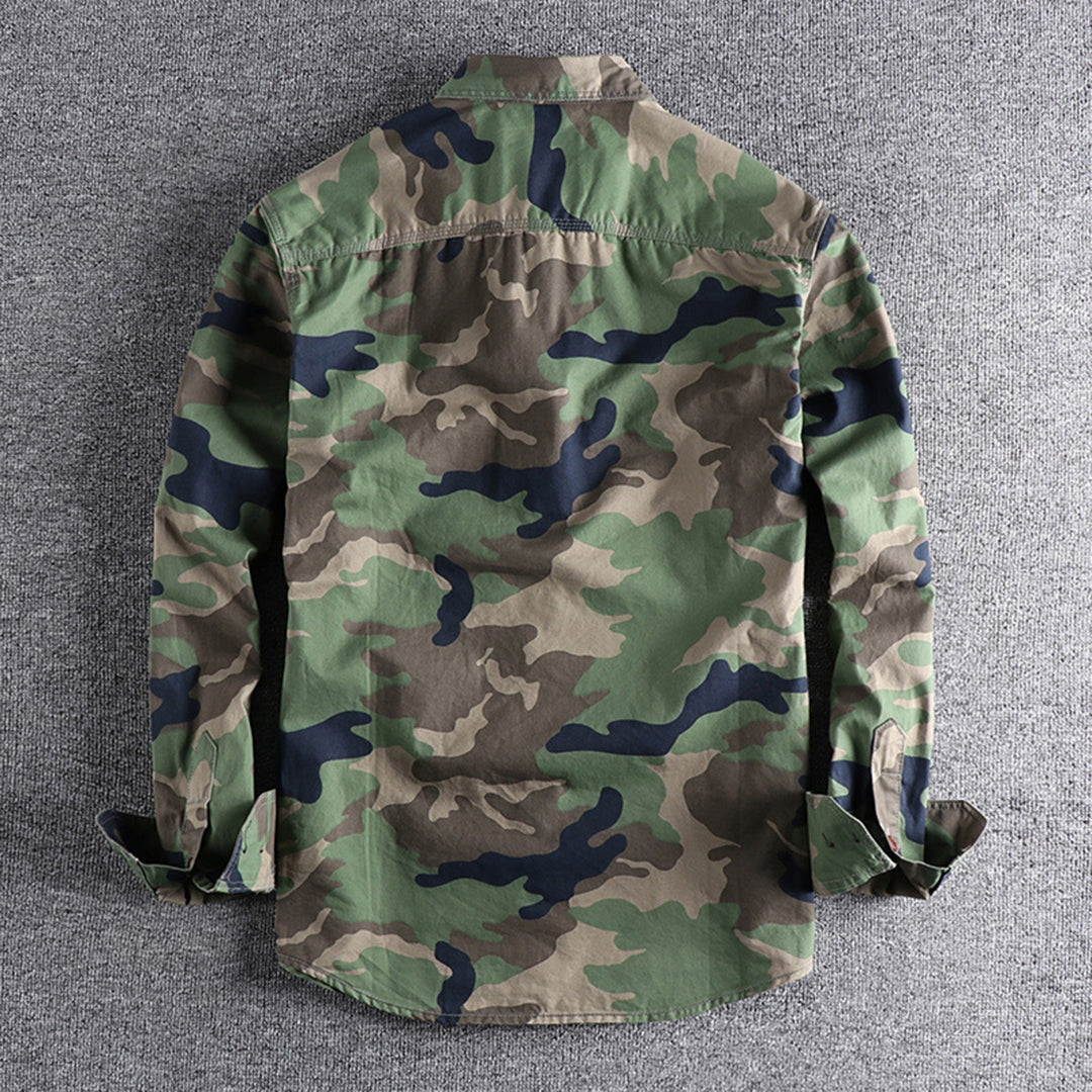 Marick | Men's Shirt with Camouflage Print