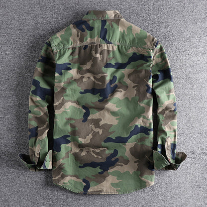 Marick | Men's Shirt with Camouflage Print