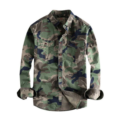 Marick | Men's Shirt with Camouflage Print