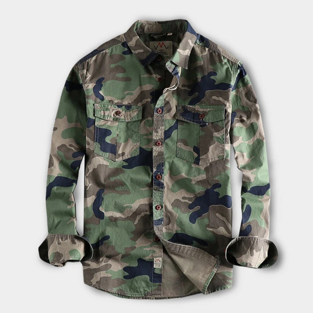Marick | Men's Shirt with Camouflage Print