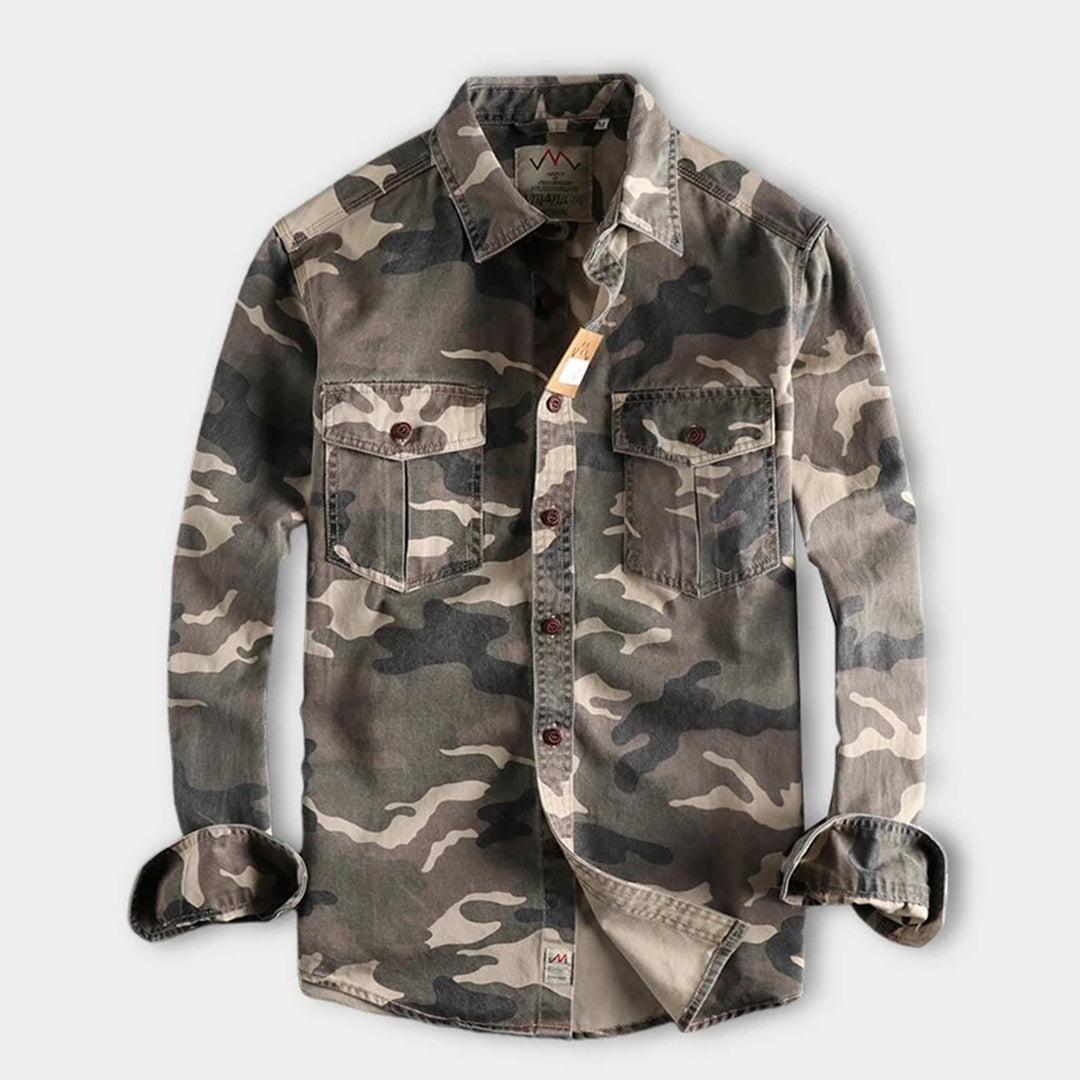 Marick | Men's Shirt with Camouflage Print